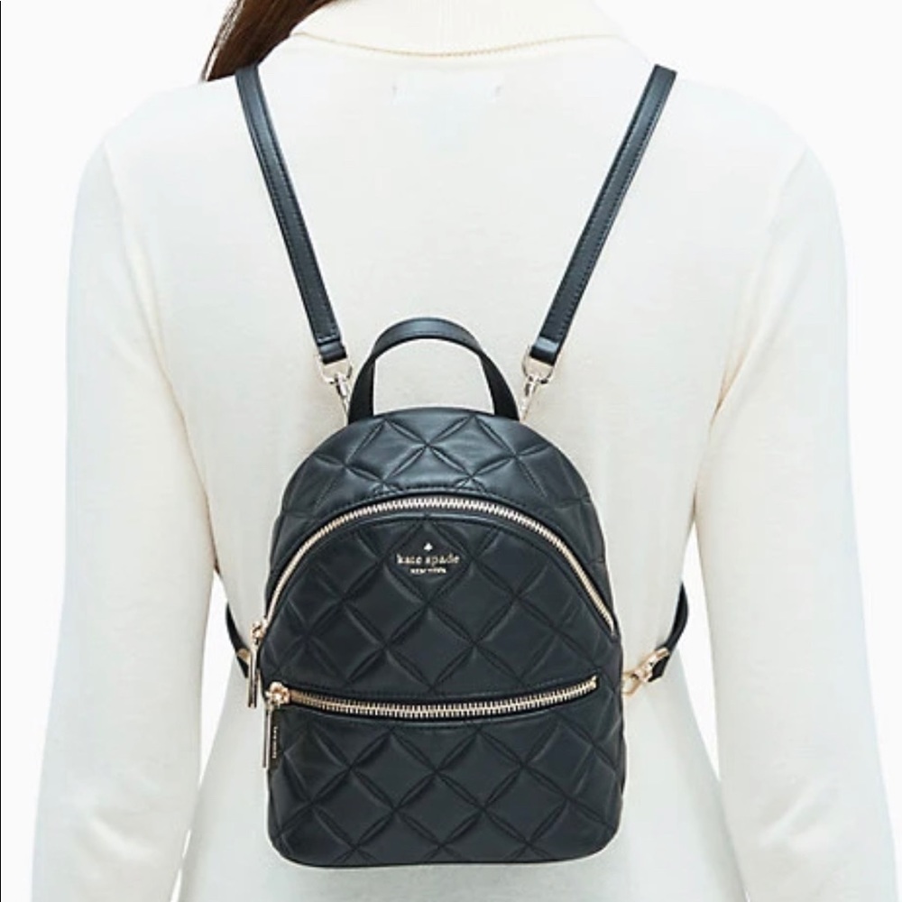 Kate Spade Mini Backpack Black - Picture 2 of 7